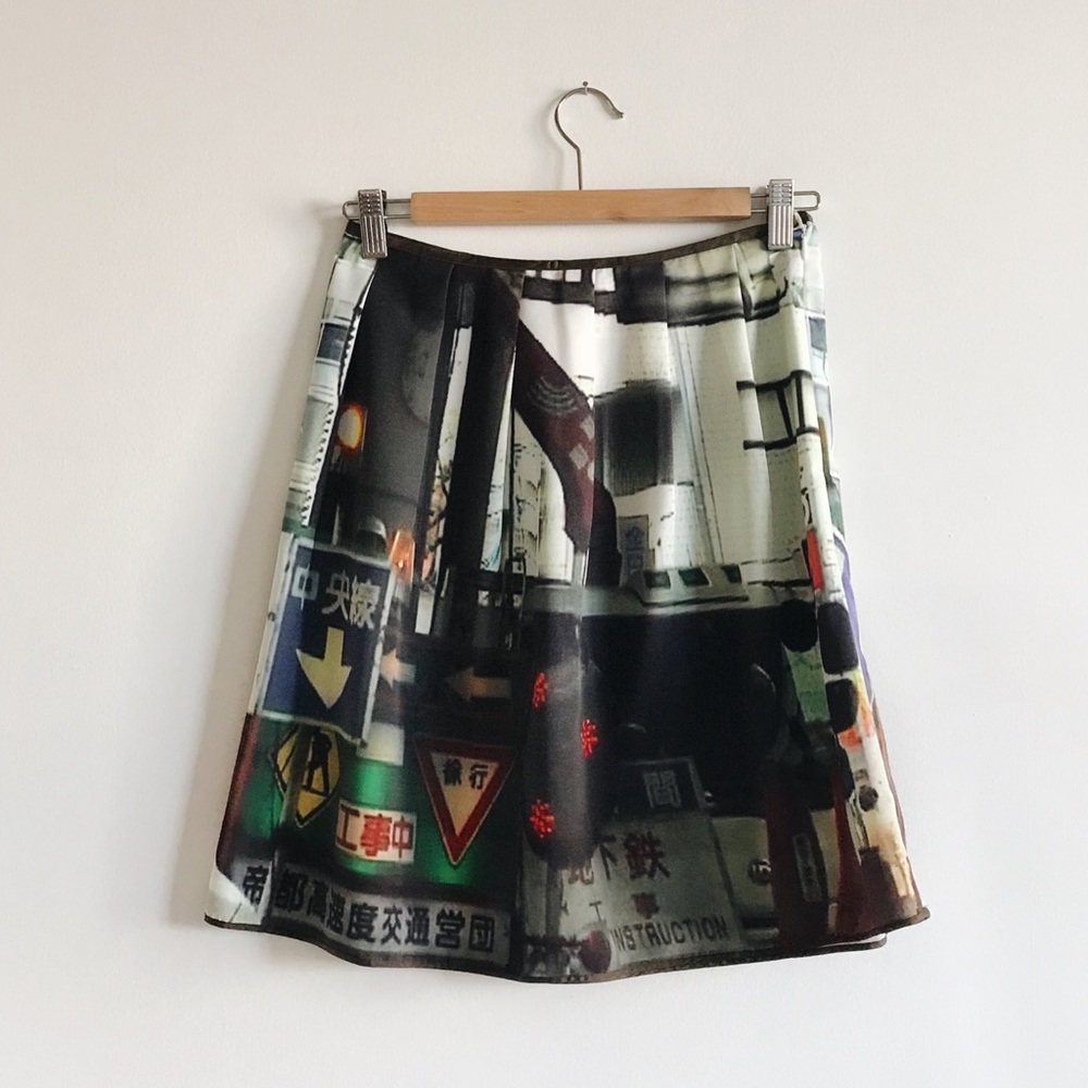 Vintage Agnès b. printed skirt